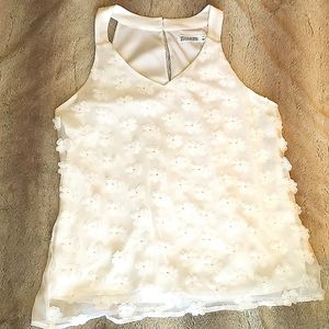 7th Avenue Feminine, sheer Summer Top